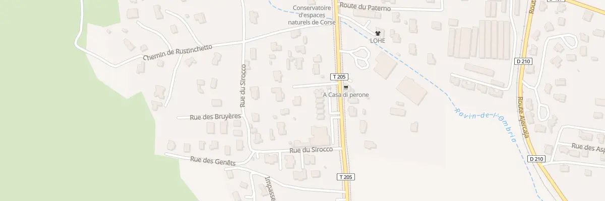 Plan du 59 Imp du Sirocco à Borgo