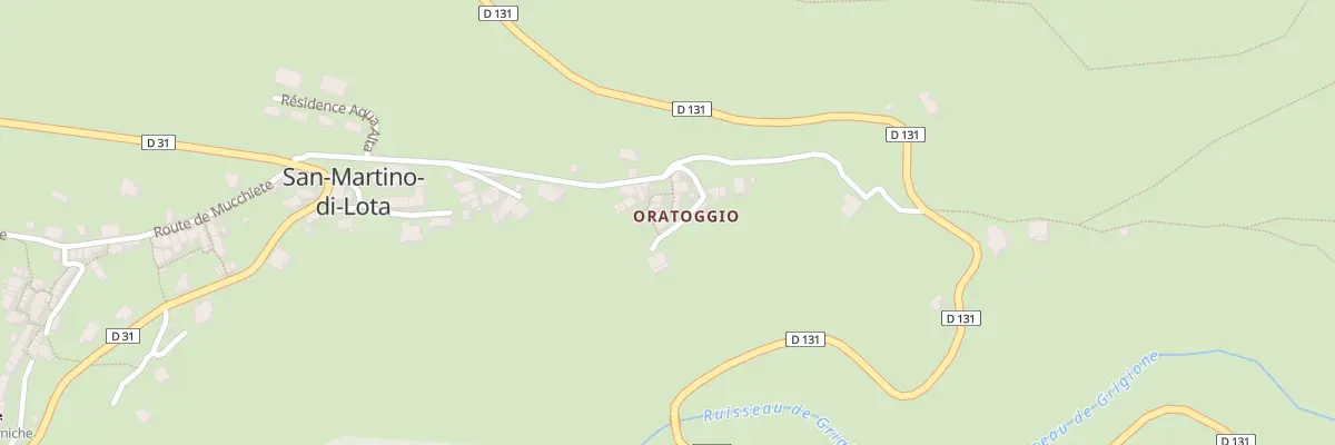 Plan du 2 Che E Sulane à San-Martino-di-Lota