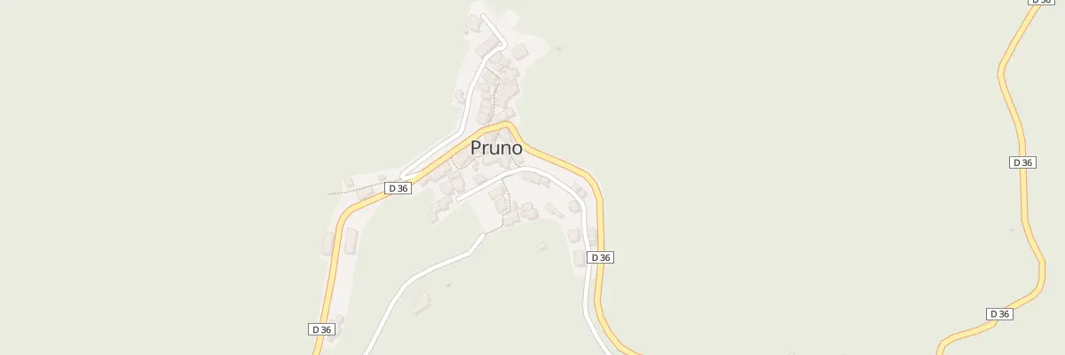 Plan du 5063 Pentone à Pruno