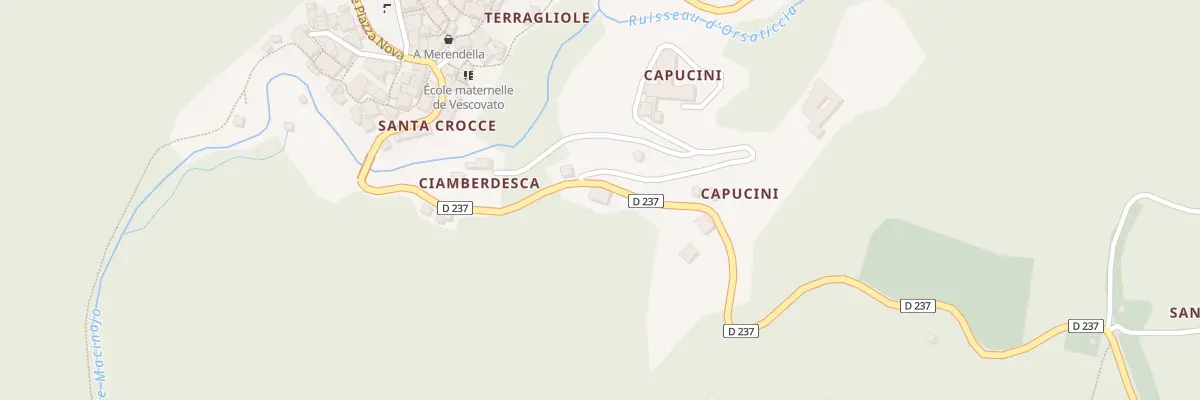 Plan du 5168 Capucini à Vescovato