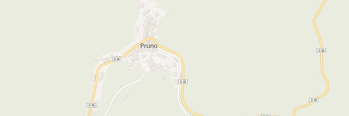 Plan du 5004 Pentone à Pruno