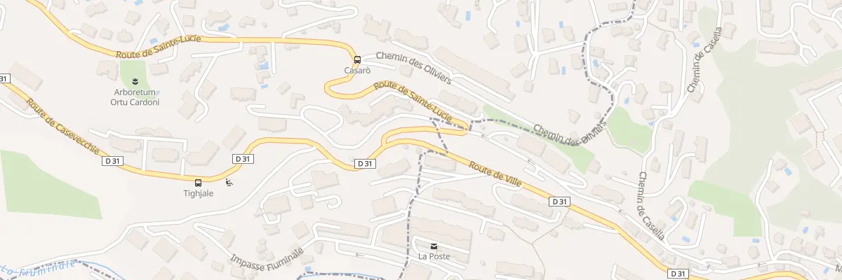 Plan du 75 Rte de Sainte Lucie à Ville-di-Pietrabugno