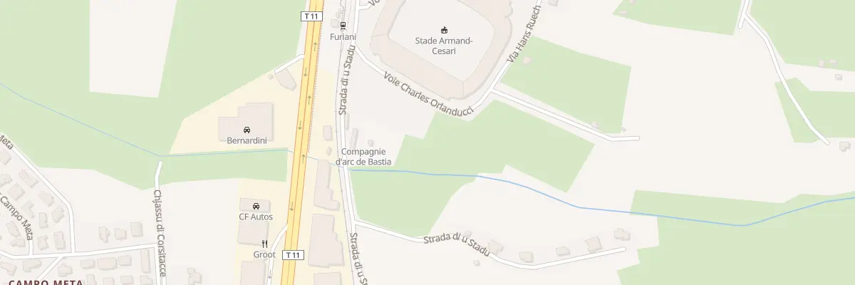 Plan du 146 All Viale Di I Chjelzi à Furiani
