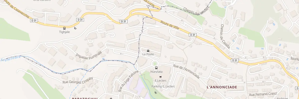 Plan du 52 Rue de l’Annonciade à Bastia