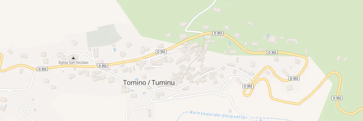 Plan du 19 Qua Poghju à Tomino