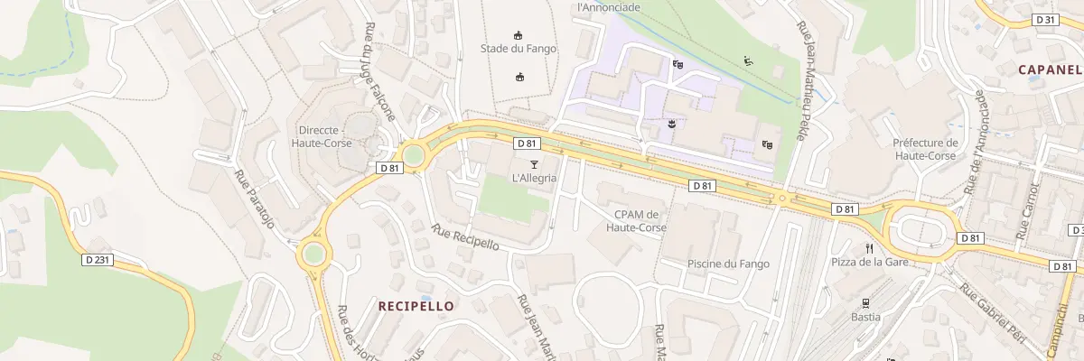 Plan du 9003 Res Palais Medicis à Venaco
