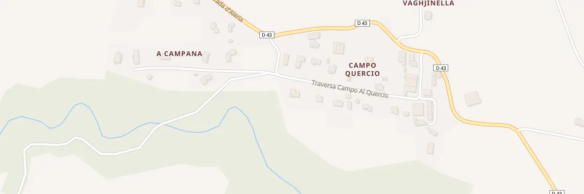 Plan du 5002 Campo Al Quercio à Antisanti