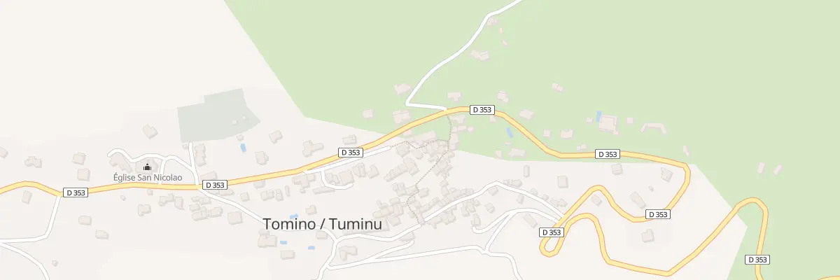 Plan du 10 Qua Poghju à Tomino
