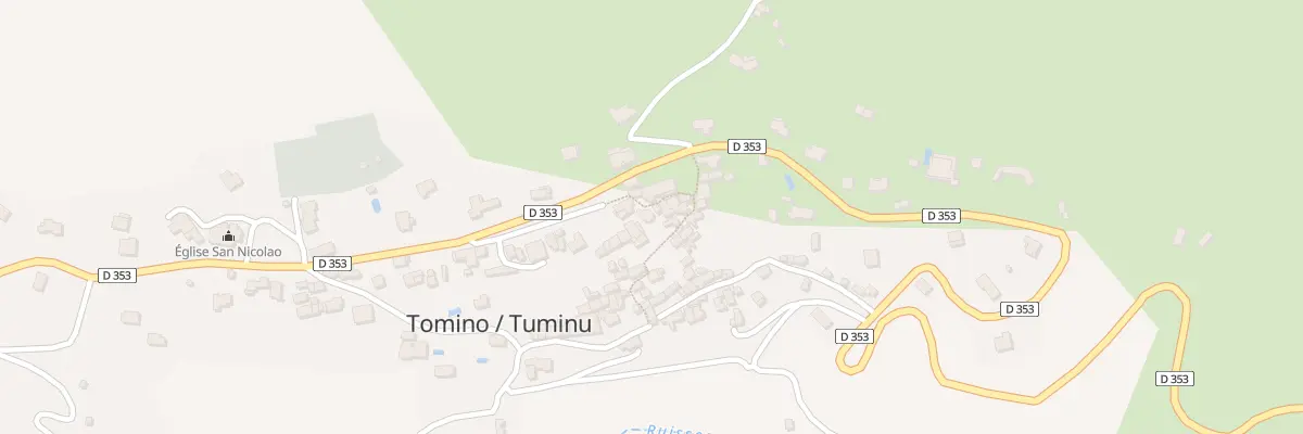Plan du 15 Qua Poghju à Tomino