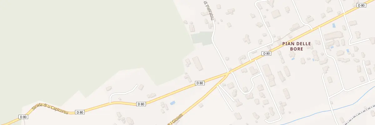 Plan du 760 Rte Strada Di U Capicorsu à Rogliano