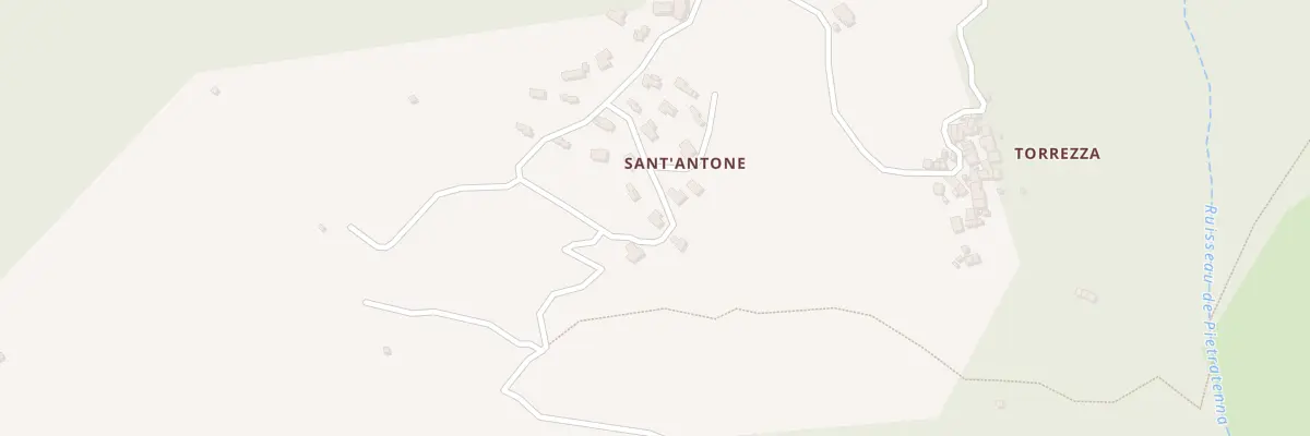 Plan du 5495 Sant Antone à Sisco