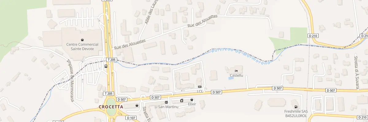 Plan du 179 Bd Corsu Di l’Aeroportu à Lucciana