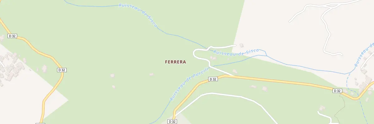 Plan du 5201 Ferrera à Sisco