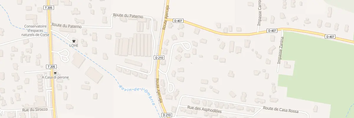 Plan du 9 Rue du Libecciu à Borgo