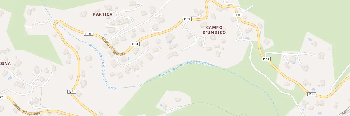 Plan du 1799 Campo d’Undico à Santa-Maria-di-Lota