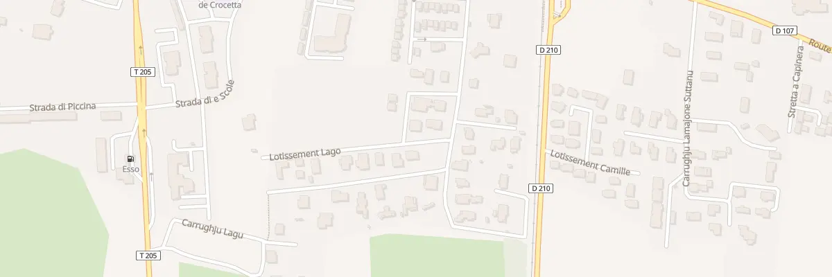 Plan du 242 Lago à Lucciana