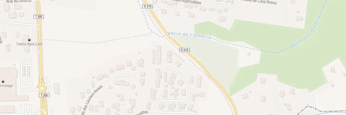Plan du 7 All des Chenes Lieges à Borgo