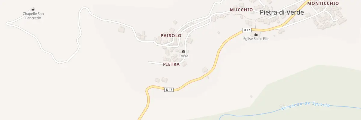 Plan du 5029 Pietra à Pietra-di-Verde