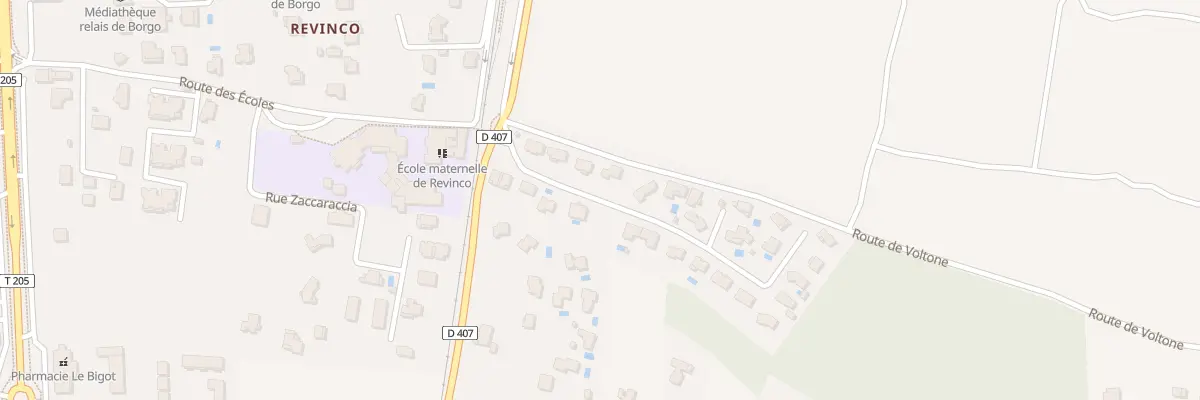 Plan du 4 Rue de la Tramontane à Borgo