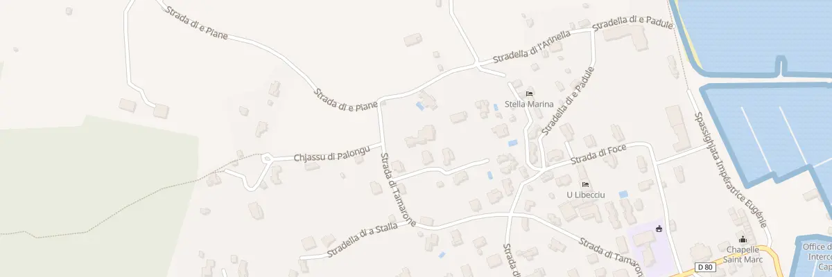 Plan du 420 Rte Strada Di Tamarone à Rogliano