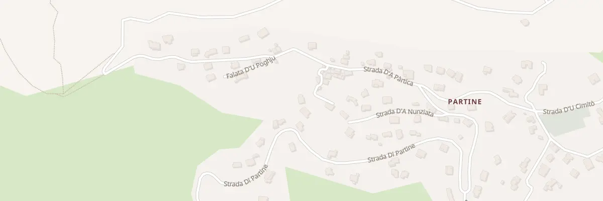 Plan du 631 Rte Strada Di Partine à Santa-Maria-di-Lota