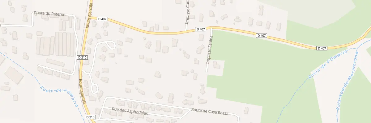 Plan du 290 Rte de Carrorotto à Borgo