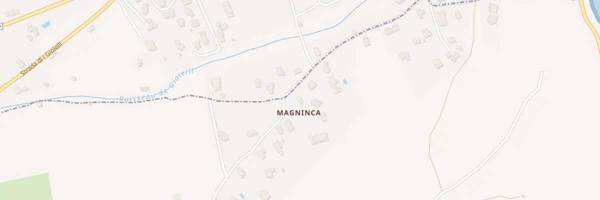 Plan du 305 Qua Magninca à Tomino