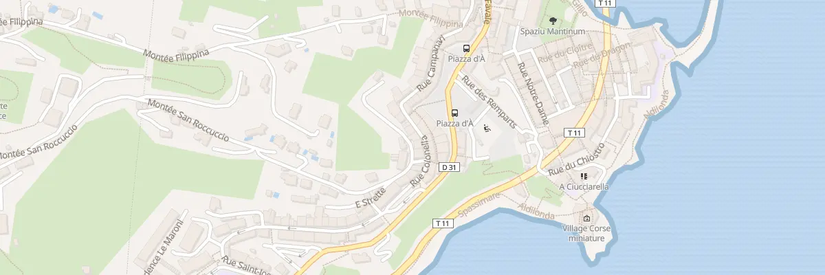 Plan du 6 Rue Colonella à Bastia
