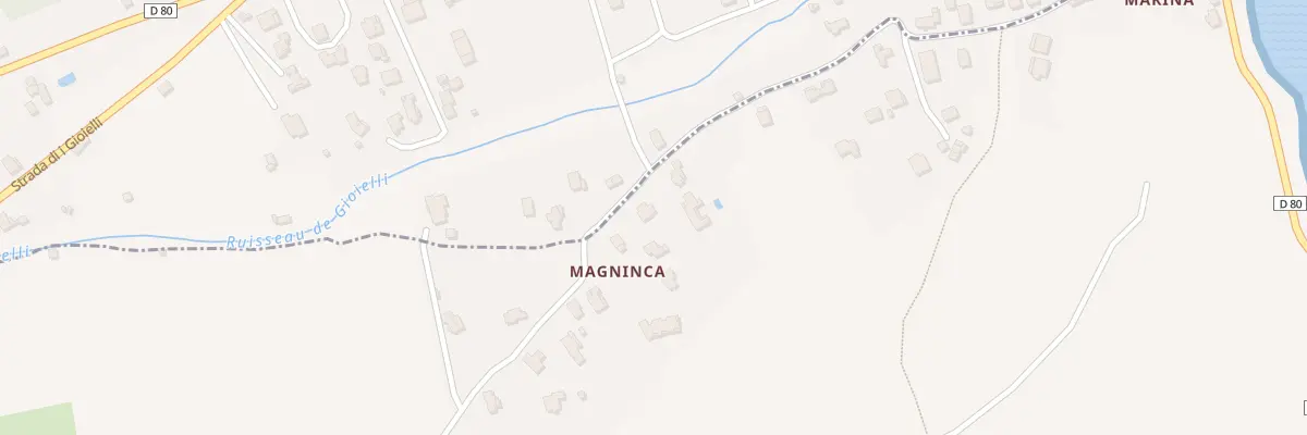 Plan du 5138C Macinaggio à Tomino