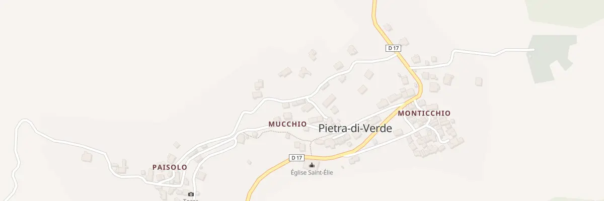 Plan du 177 Qua U Chjassone à Pietra-di-Verde
