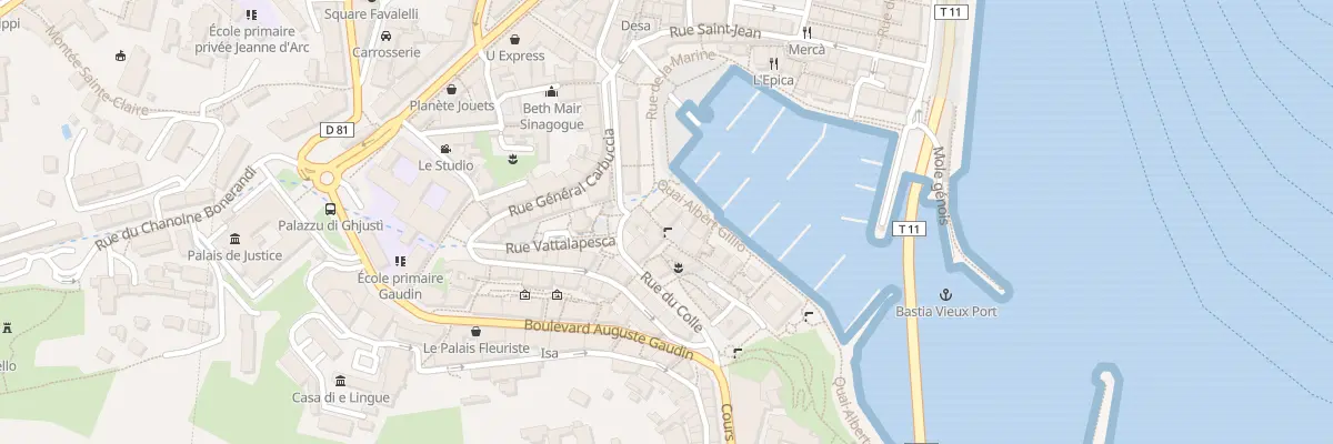 Plan du 5 Rue du Pontetto à Bastia