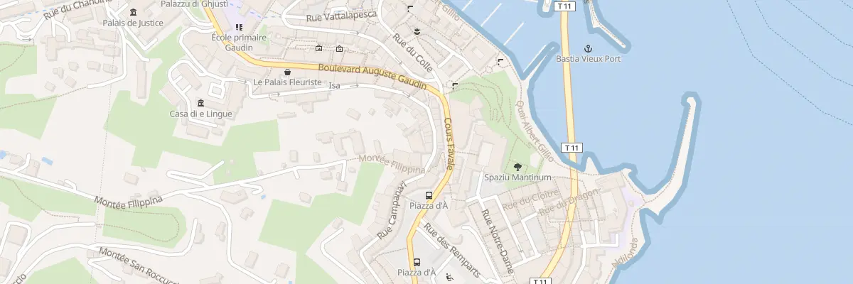 Plan du 20 Rue Sainte Elisabeth à Bastia