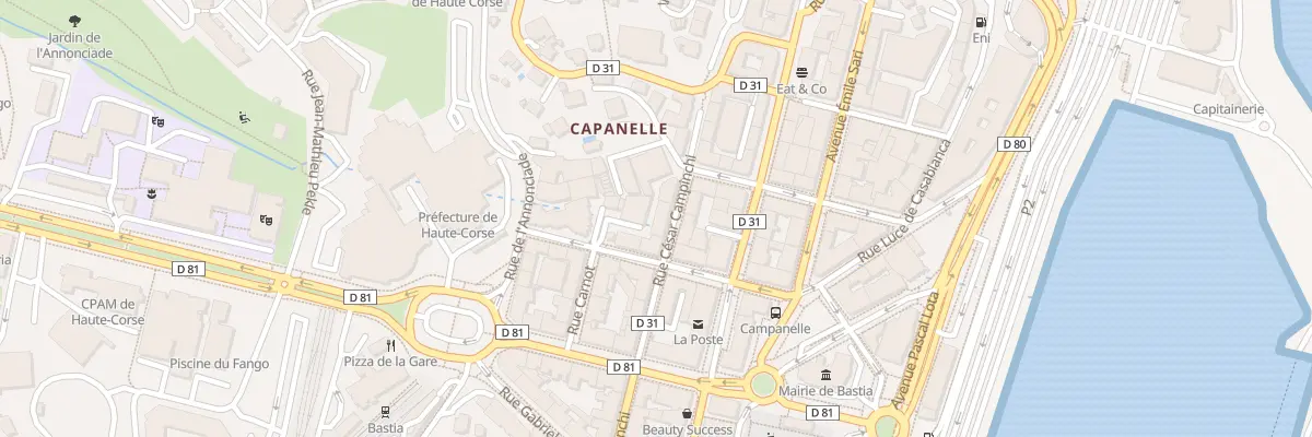 Plan du 39 Rue César Campinchi à Bastia
