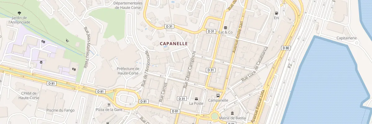 Plan du 41 Rue César Campinchi à Bastia