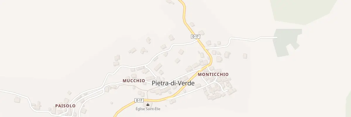 Plan du 5000 Chioso Al Mucchio à Pietra-di-Verde