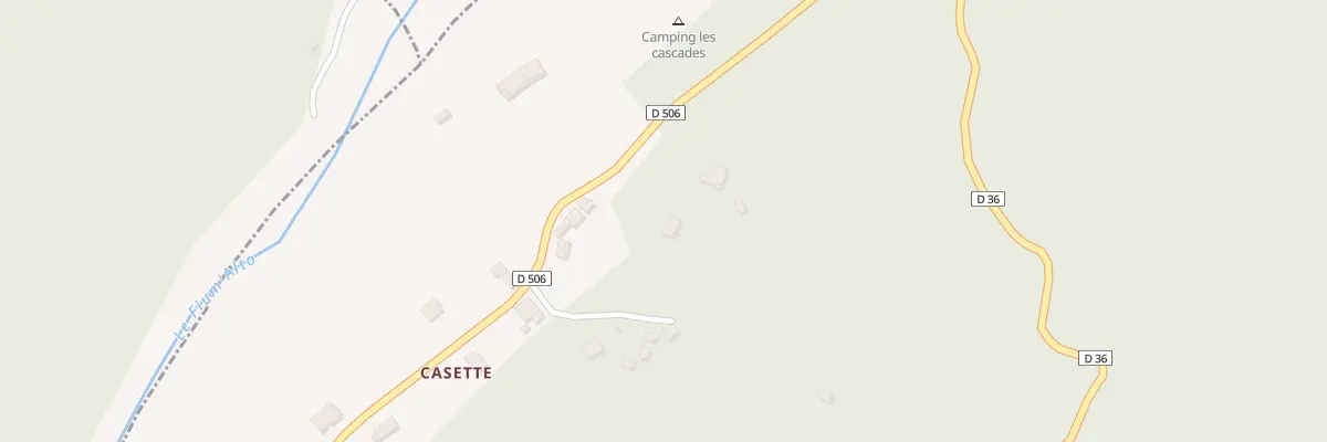Plan du 5102 Casette à Pruno
