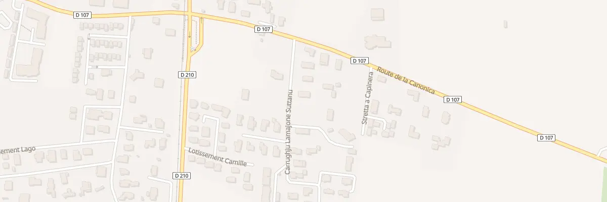 Plan du 319 Lamajone Sottano à Lucciana