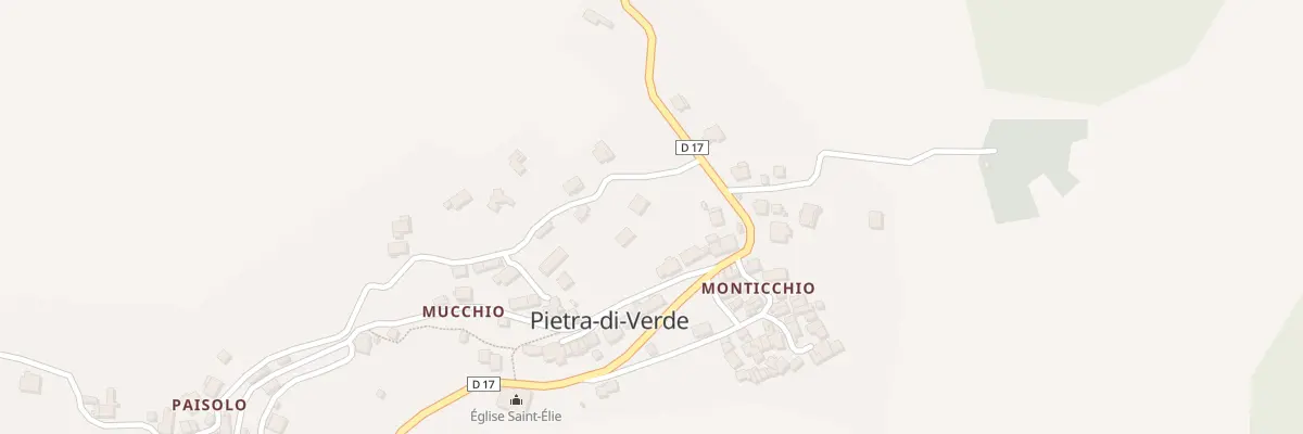 Plan du 36 Qua U Chjassone à Pietra-di-Verde