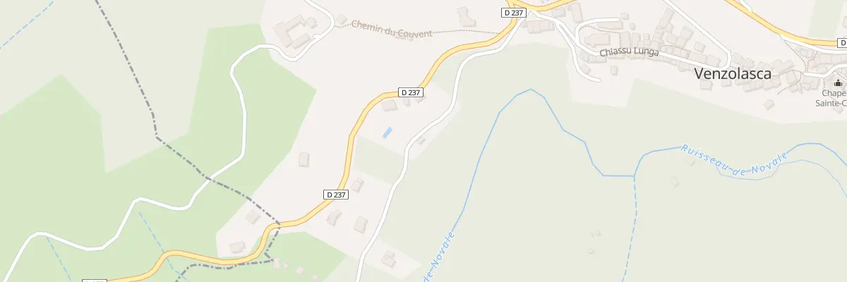 Plan du 5035 Piova à Venzolasca