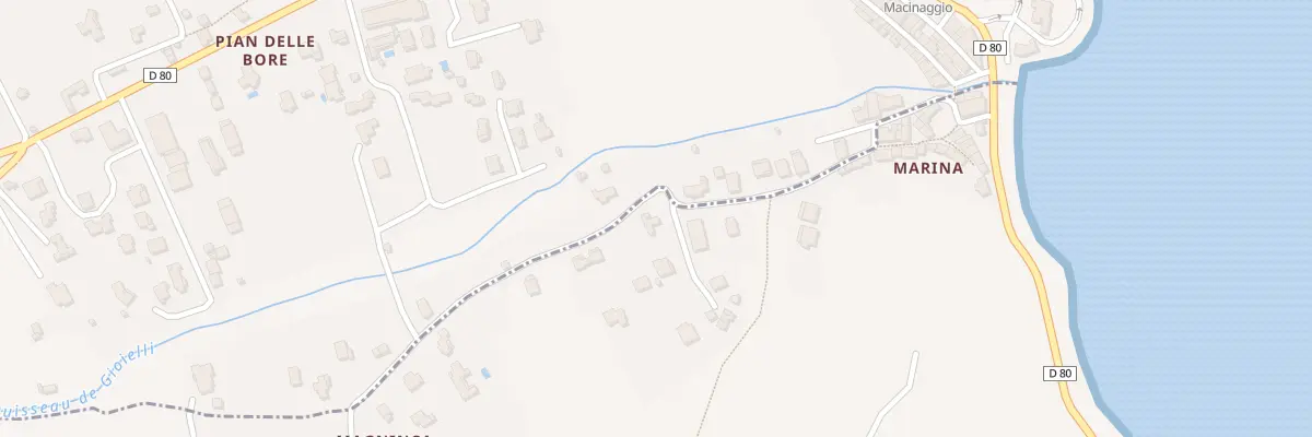 Plan du 5186 Marina à Tomino
