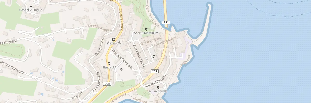 Plan du 6 Pl Guasco à Bastia