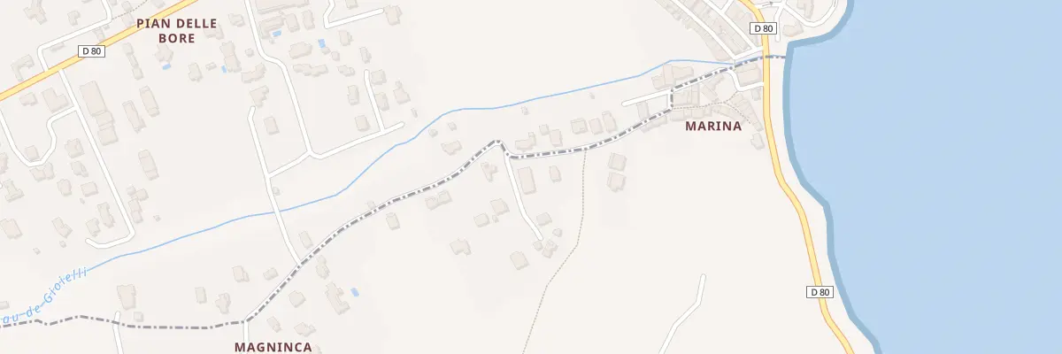 Plan du 5170 Marina à Tomino
