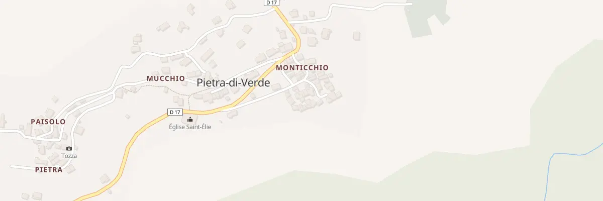 Plan du 36 Qua U Casone à Pietra-di-Verde