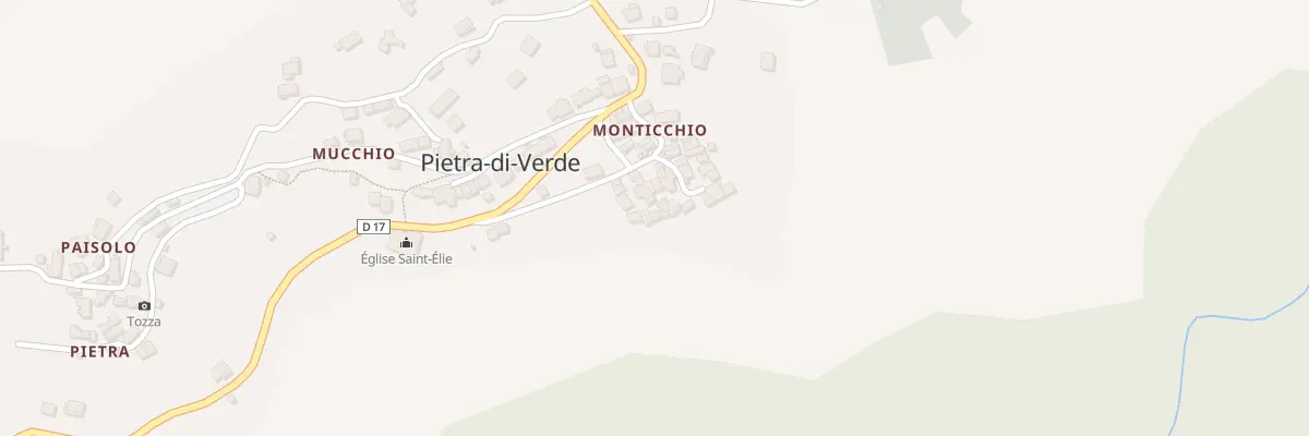 Plan du 31 Qua U Casone à Pietra-di-Verde