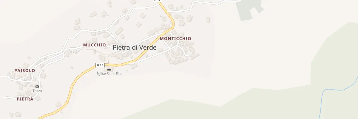 Plan du 27 Qua U Casone à Pietra-di-Verde