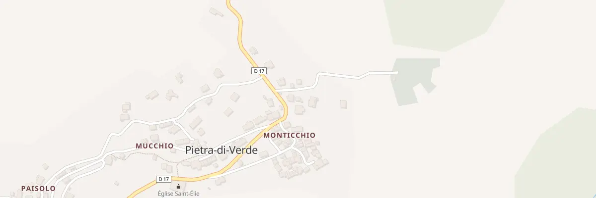Plan de Monticchio à Pietra-di-Verde