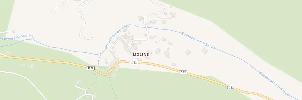 Plan du 1335 Moline à Sisco