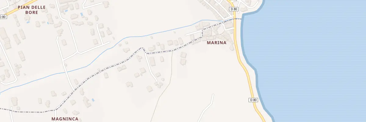 Plan du 34 Qua Marina à Tomino