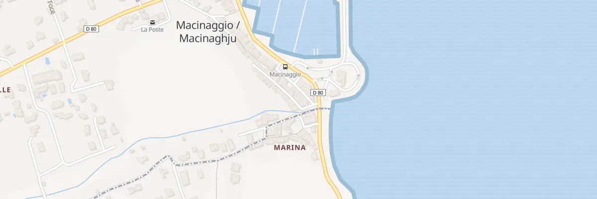 Plan du 1942 Macinaggio à Rogliano