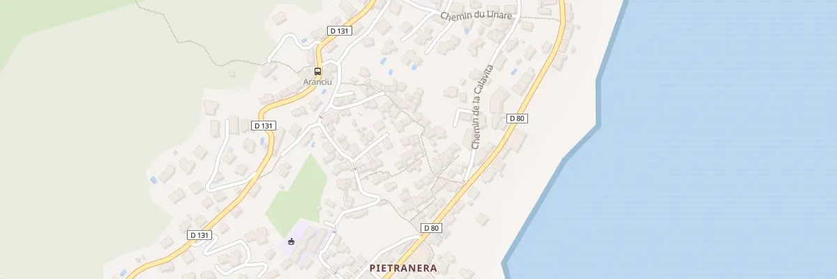 Plan du 25 Che du Centre à San-Martino-di-Lota